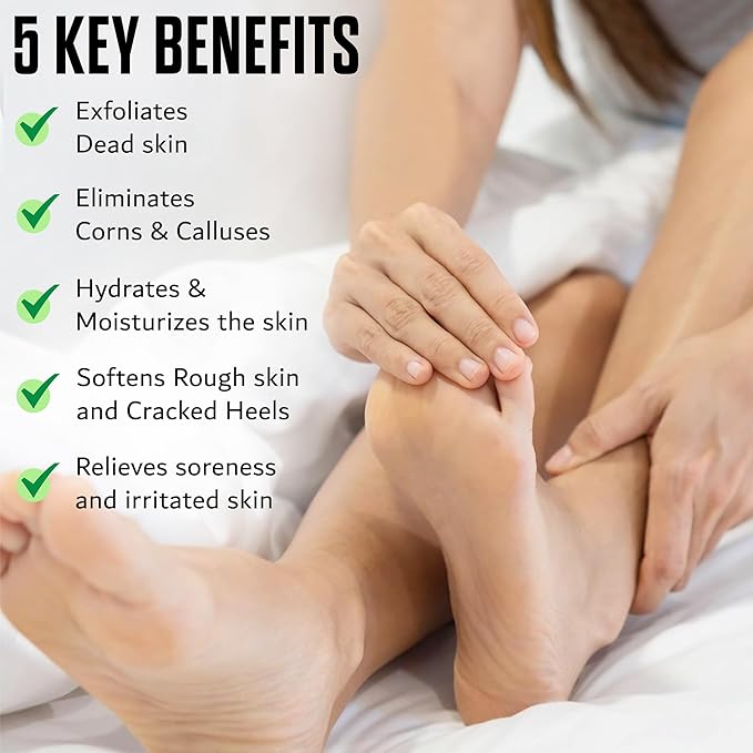 Tea Tree Oil Balm – Moisturizer for Dry Cracked Feet – Instantly Hydrates & Soothes Irritated Skin & Athlete's Foot – Best Foot Care for Women and Men – Made in USA 2PK