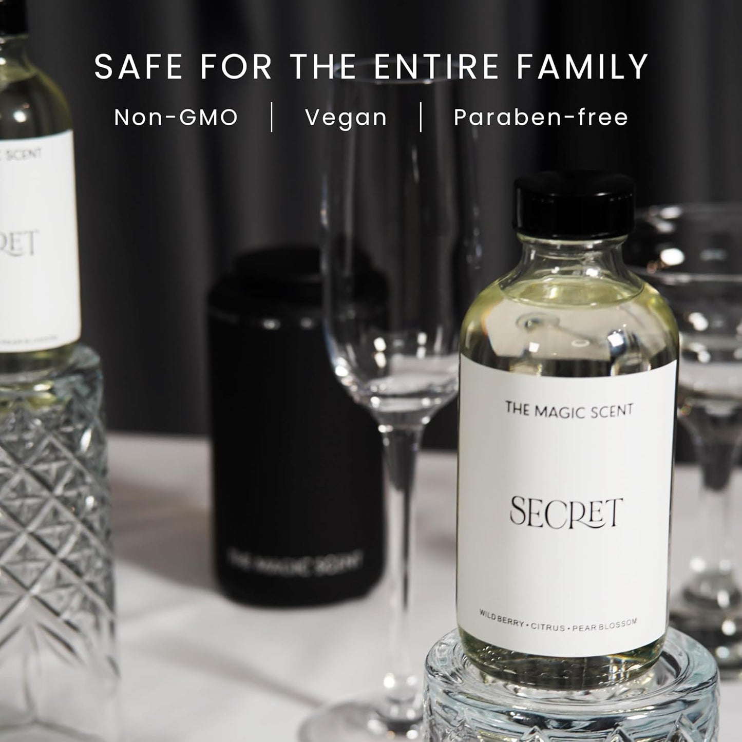 Secret Diffuser Oil - Hotel & Home Luxury Scents - Diffuser Oil Scents for Home Designed for Use in All Diffusers - 16.5 fl oz, 500 mL