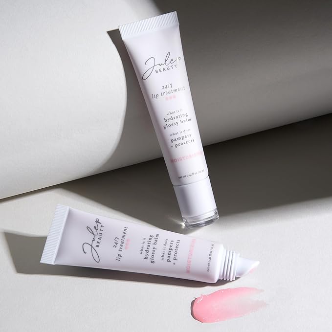 Julep 24/7 Lip Treatment – Hydrating & Glossy Lip Balm and Lip Sleeping Mask with Shea Butter – Moisturize, Protect & Soothe – Vegan & Cruelty-Free - Sheer Pink