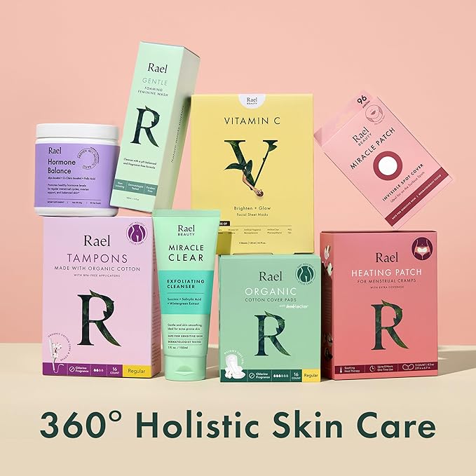 Rael Pimple Patches, Miracle Invisible Spot Cover - Hydrocolloid Acne Patch, Treatment for Breakouts, Absorbs Zits & Blemish, Korean Skin Care, 2 Sizes (48 Count)