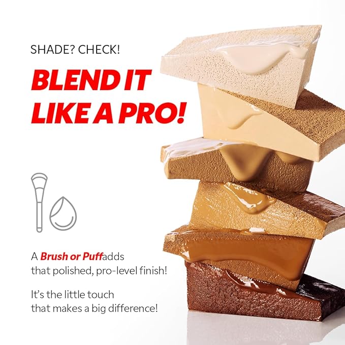 TIRTIR Mask Fit Red FoundationㅣLong Lasting Flawless Coverage, Energy Essence, Lightweight, Hydrating, Pore-Blurring, Breathable Satin Finish, Makeup, Radiant Skin, #21N Ivory, 1.01 Fl Oz