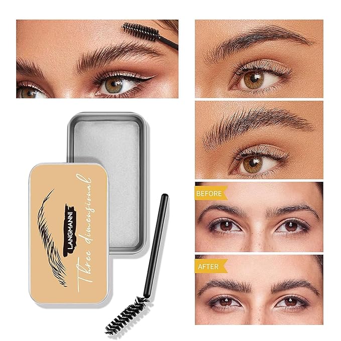 All in One Makeup Kit for Women, Includes 54 Color Eyeshadow Palette, Eyeliner, Mascara, Makeup Brushes, Liquid Lipstick, Eyebrow Soap (013-black)