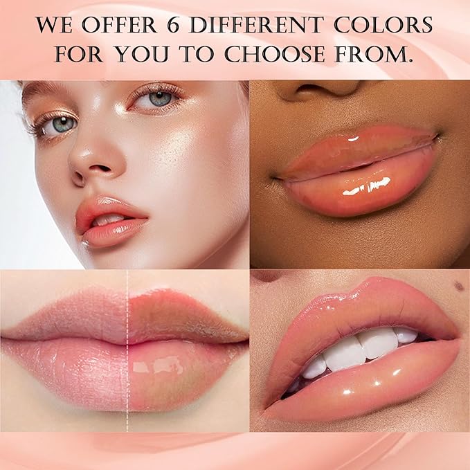 DAGEDA Tinted Lip Balm, Moisturizing Magic Color Changing Lipstick, Soothing Hydrating Lip Balm Tinted, Glossy Lip Plump Gloss Butter Balm, Lightweight, Non-Greasy, 04