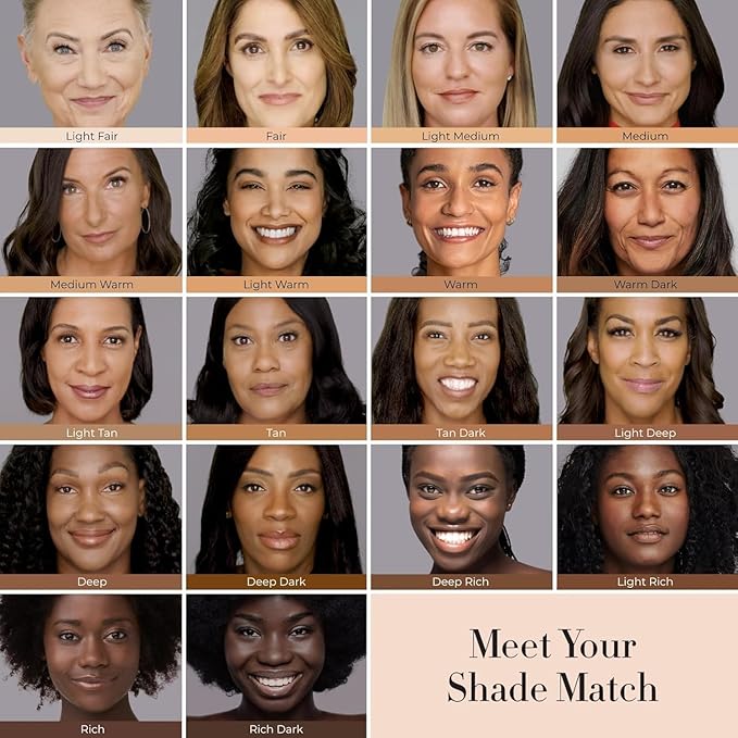 LUMINESS Silk Airbrush Spray Foundation 2-PC Kit - Foundation & Dual-Sided Angled Makeup Brush - Buildable Coverage, Anti-Aging Formula, Humidity Resistant, Hydrates & Moisturizes, Medium