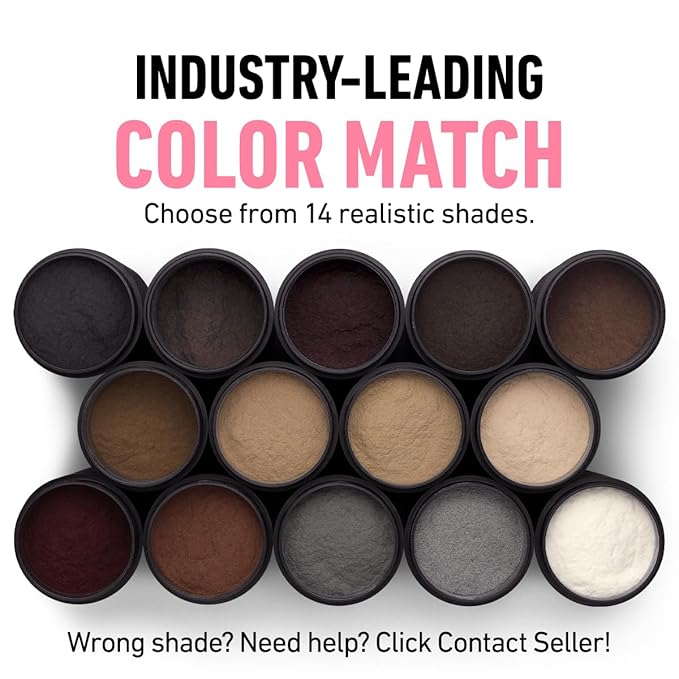 BOLDIFY Hair Fibers (28g) - Fill In Thinning and Fine Hair for an Instantly Fuller, Thicker Look - 14 Shades for Women & Men - Dark Brown