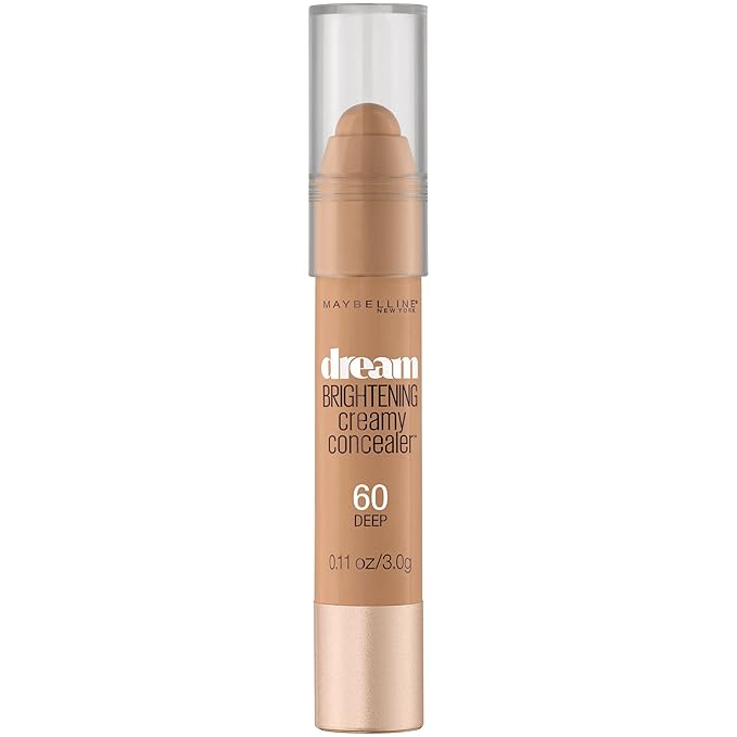 Maybelline New York Dream Brightening Creamy Concealer, Deep, 0.11 oz.