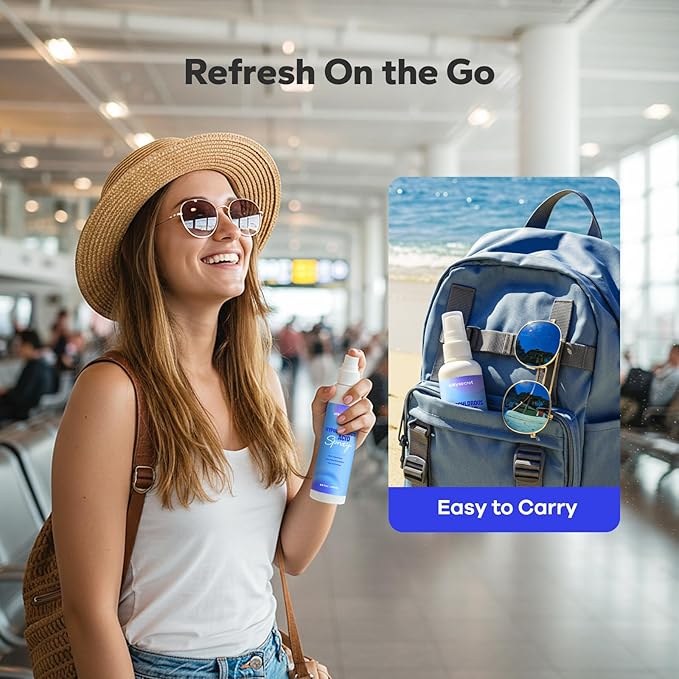 Hypochlorous Acid Spray (8.45 Fl Oz), Facial Spray for Skin Cleansing & Soothing, Hypoallergenic HOCL Sprays for Face & Eyes, All-Purpose Cleaner for Sensitive Skin Care