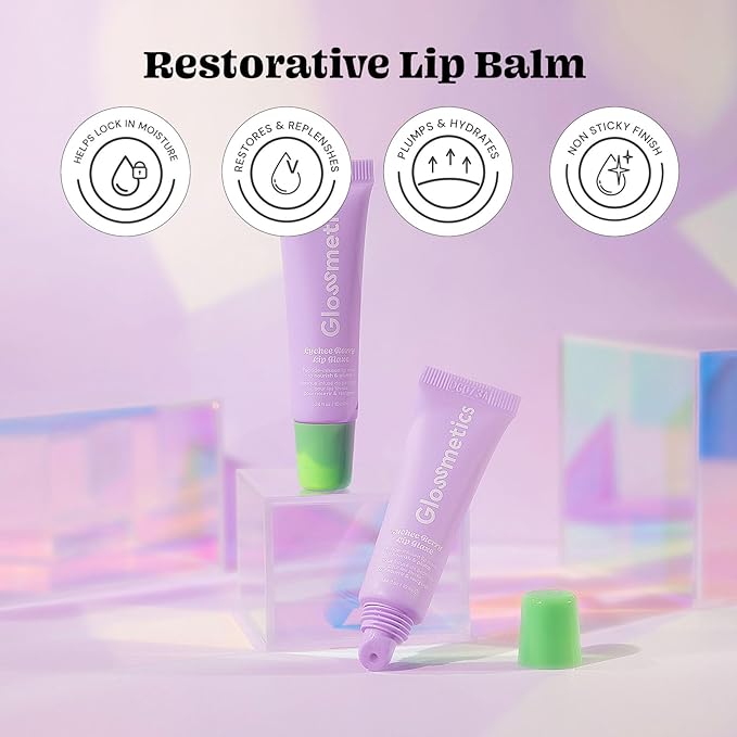 Glossmetics Lychee-Berry Overnight Lip Mask - Hydrating, Moisturizing Lip Balm for Soft, Smooth Lips