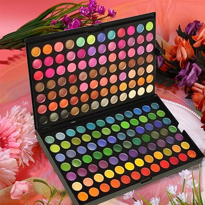 VERONNI 252 Colors Eyeshadow Palette Makeup set 3 Layers High Pigmented Matte Shimmer Eyeshadow Pallet Professional Full Eye Makeup Kit EyeShadow Box Ultimate Cosmetics Set