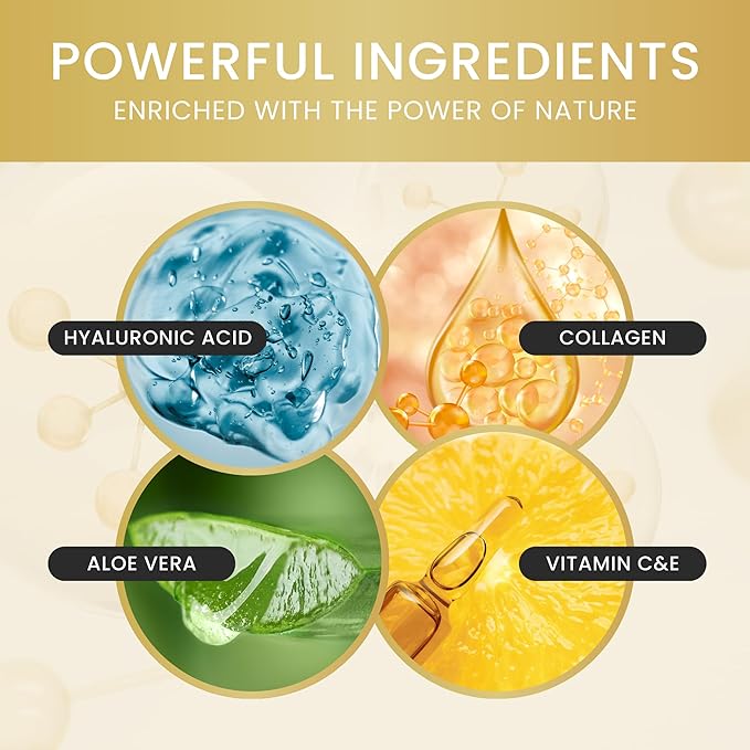 24K Gold Under Eye Patches, Eye Mask,Eye Patches for Puffy Eyes and Dark Circles, Eye Masks Skincare (32 pairs pack of 2 boxes)