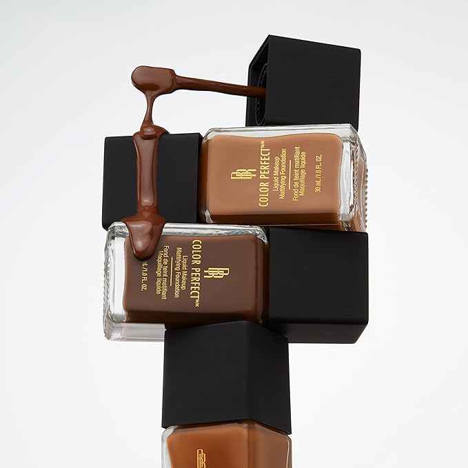 Black Radiance Color Perfect Liquid Full Coverage Foundation Makeup, Allspice, 1 Ounce (Pack of 2)