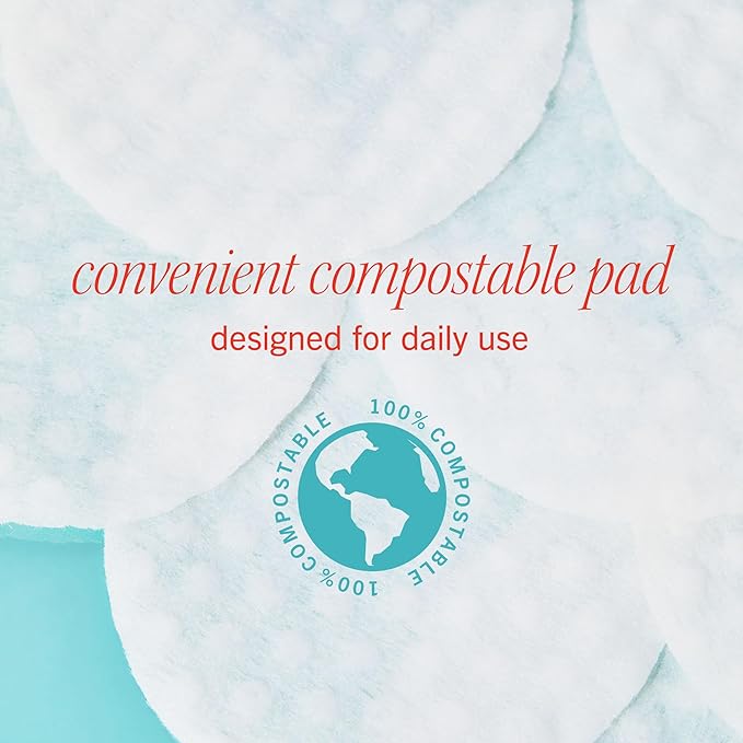 First Aid Beauty – Facial Radiance Pads with Glycolic & Lactic Acids, Daily Exfoliating with AHA that Helps Tone & Brighten Skin, Makeup Prep Pads, Compostable for Daily Use, 60 Count, 2ct