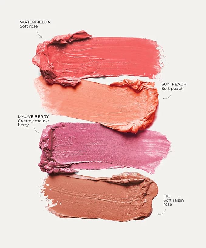 FITGLOW Beauty – Ceramide Cream Lip + Cheek Palette | Vegan, Woman-Owned Clean Beauty (Freshly Picked)