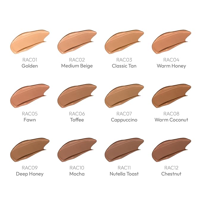 Ruby Kisses All Day Concealer Lightweight Full Coverage Multi-Use Concealer 0.13 Fl Oz (Cappuccino)