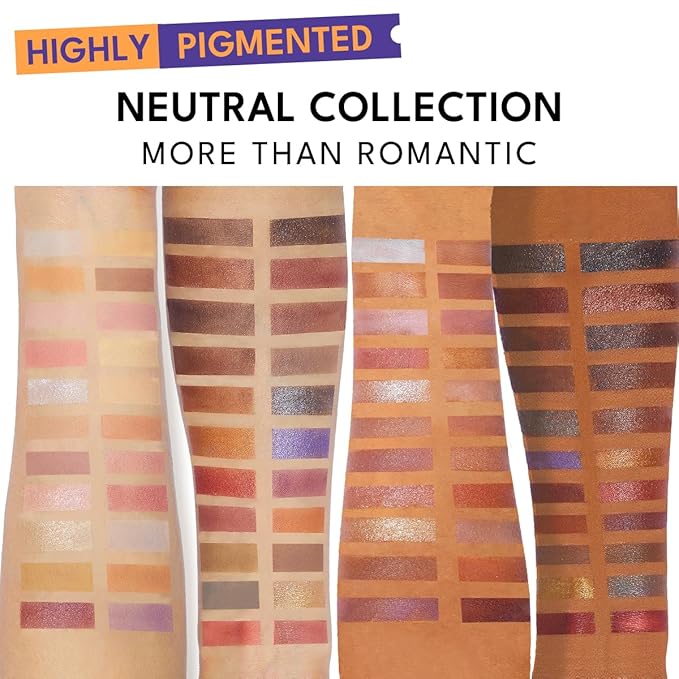 45 Shades Eyeshadow Palette, Highly Pigmented Neutral Tones Collection Makeup Palette, Matte Shimmer Metallic Glitter Eye Shadow For Long Lasting Eye Make Up