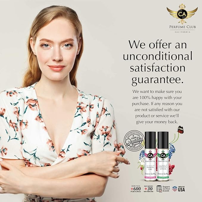 CA Perfume Impression of Obsessional For Men Replica Fragrance Body Oil Dupes Alcohol-Free Essential Aromatherapy Sample Travel Size Concentrated Long Lasting Attar Roll-On 0.3 Fl Oz/10ml