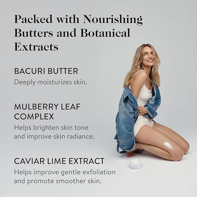 goop Beauty Body Butter | Lotion for Dry Skin | Nourishing Butters & Botanical Extracts | Hydrating & Firming Cream | 6.1 fl oz