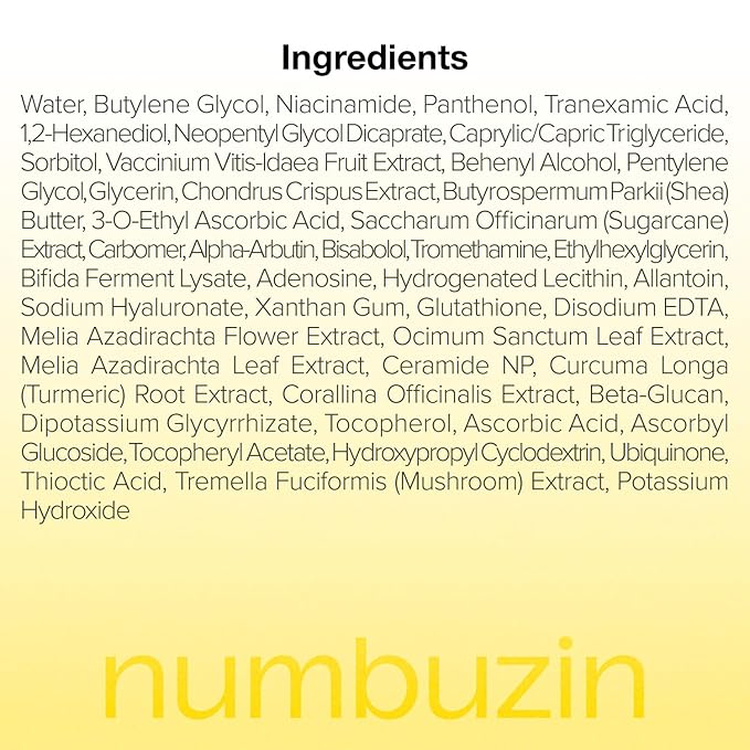 numbuzin No.5 Serum DUO | Tranexamic Acid 4%, Niacinamide 5%, Glutathione, Vitamin C | Vitamin Concentrated Serum | Hyperpigmentation| Suitable for Sensitive Skin | 2.02 fl. oz.