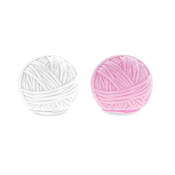MAD BEAUTY Disney Marie Ball of Wool Lip Balm Duo Moisturize & Hydrate for Soft Fresh Lips, Great Gift, Adorable, Strawberry and Vanilla