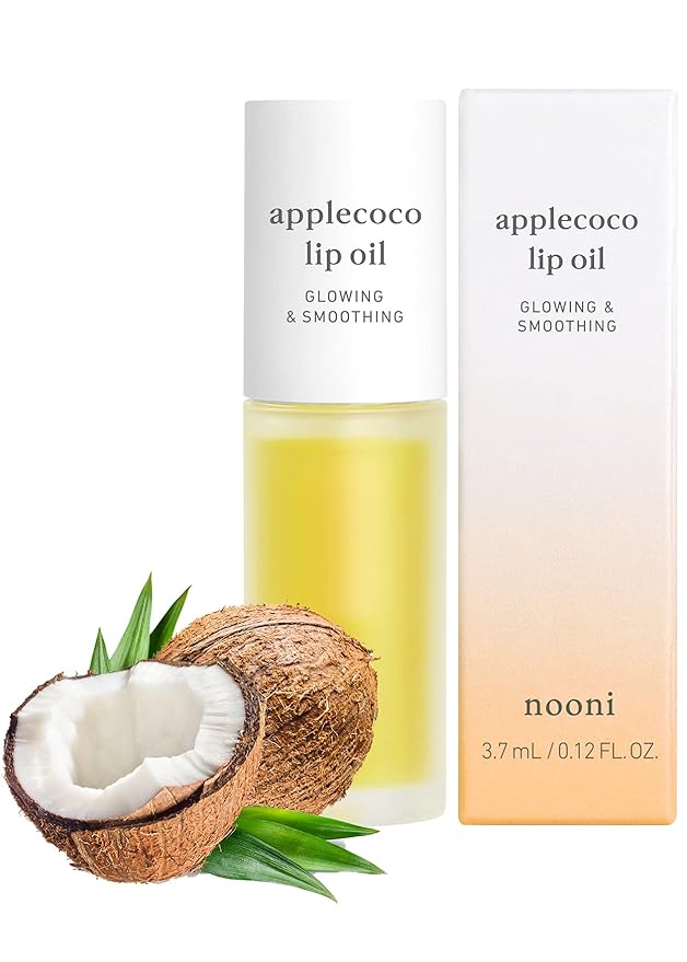 NOONI Korean Hydrating Lip Oil Applepeony + Applecoco Bundle