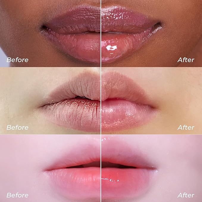 Natural Plumping Vitamin E Lip Mask 2EA | Hydrating Lip Moisturizer For Soft, Smooth, Plump Lips, Infused with Natural Oils, Organic Shea Butter, Collagen, Korean Skincare, Lip Gloss