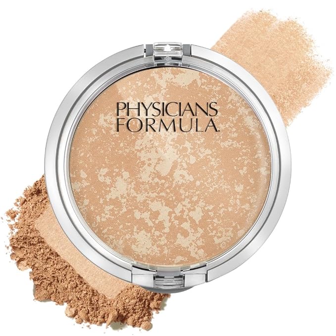 Physicians Formula Mineral Wear Talc-Free Face Powder, Light Coverage Mineral Makeup for Sensitive Skin – Buff Beige