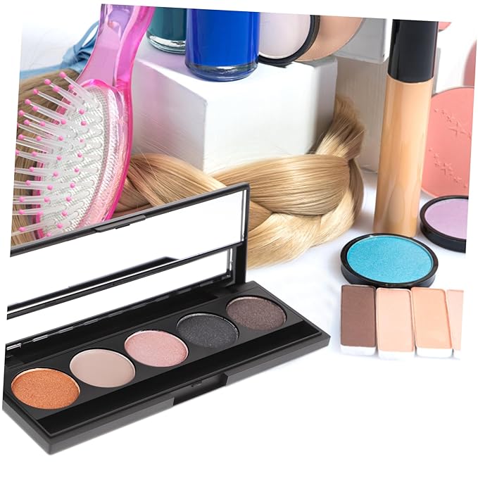 2Pcs 5 makeup pallet eyeshadow pans magnetic empty Palette Containers makeup container Eyeshadow Empty Case sample containers Eyeshadow Case cosmetic makeup powder travel