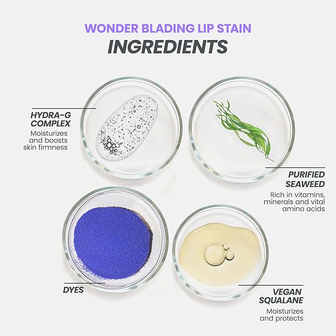 Wonderskin Wonder Blading All Day Lip Stain Peel Off Masque - Long Lasting, Waterproof and Transfer Proof Red Lip Tint, Matte Finish Peel Off Makeup (Playful Stain & Go Masque)