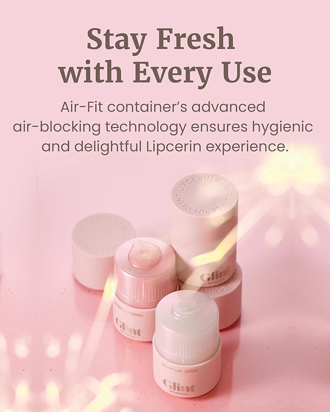 Glint Lipcerin (Star Bouquet, 0.5fl oz) - Long Lasting Hydrating lip gloss with Shea Butter for a Natural Looking, Korean Skin care. Ideal for Chapped, Dry, Cracked, or Damaged Lips.