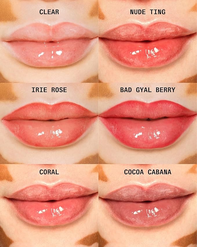 Cay Skin Isle Lip Balm SPF 30 – High Shine, Hydrating + Sheer Lip Gloss in Vanilla Brown Sugar Flavor – Formulated with Natural Ingredients for All Skin Tones – Clear