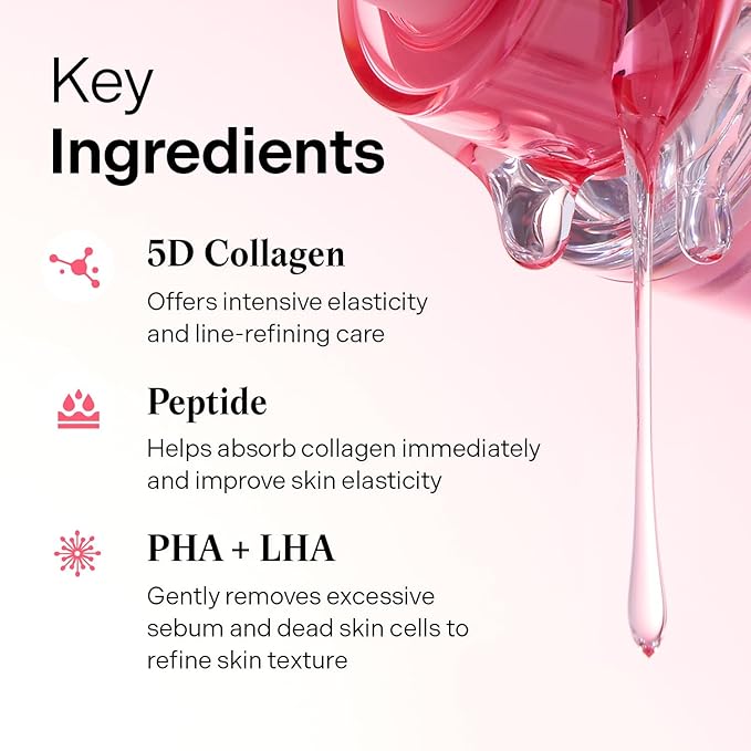 Torriden CELLMAZING Pore Perfecting Ampoule 30ml (1.01 fl.oz.) | Improving Skin Elasticity | 5D Collagen, Peptide Complex, PHA, LHA | Korean Facial Serum, Korean Skin Care