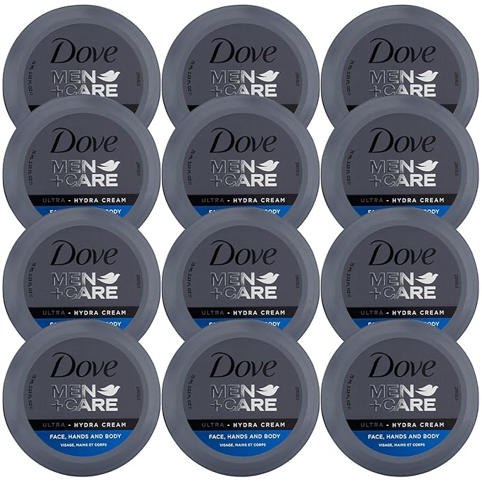 Dove Men+Care Ultra Hydra Cream Lotion, 2.53 Fl Oz (Pack of 12)