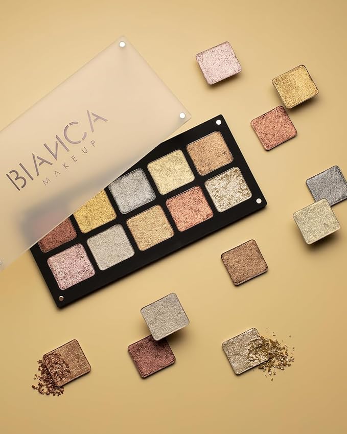 Chromatic Eyeshadow Palette | 10 Vibrant Shades for Unlimited Creativity. (Metalic)
