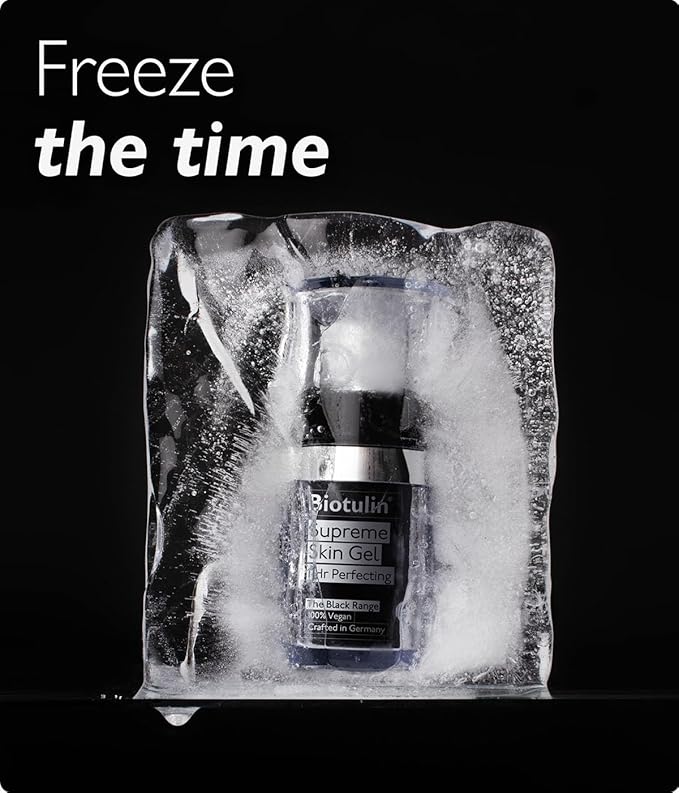 BIOTULIN - Supreme Skin Gel | Reduces Wrinkles Within 1 Hour | Hyaluronic Acid Serum | Spilanthol Serum for Face I Anti Aging Treatment - 0.5 oz