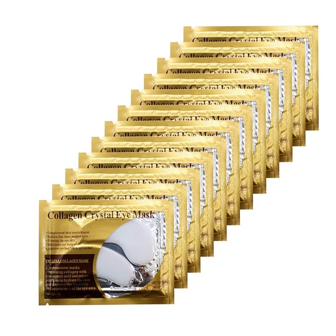 Under Eye Patches - 30 Pairs Collagen Eye Mask Eye Patches for Puffy Eyes and Dark Circles, Anti Aging Moisturizing Gel Eye Pads Under Eye Mask, Milk White