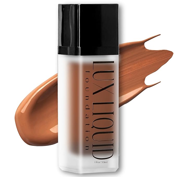 Organic Aloe-Based LUX Liquid Foundation, Natural Vegan Gluten-Free Made in USA, Espresso