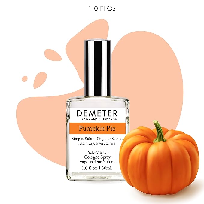DEMETER Pumpkin Pie, 1 oz Cologne Spray, Perfume for Women and Men