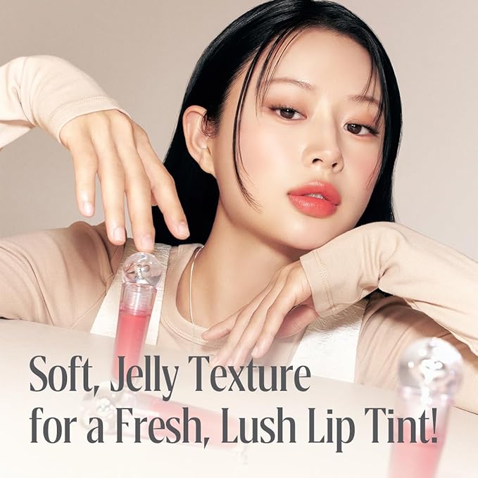 Peripera Ink Jellable Tint, Lip Stain, Korean Lip Tint, High Pigment Color, Longwear, Weightless, Moisutizing, Hydrating (02 PINK DIFFERENCE, One Size)