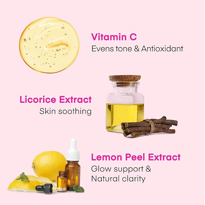 Lip Lightening for Dark Lips: for Smokers, Dry or Uneven-Toned Lips – Restores Natural Look & Moisture with VC, Lemon Peel & Licorice – Refreshing Mint Scent – 15 mL