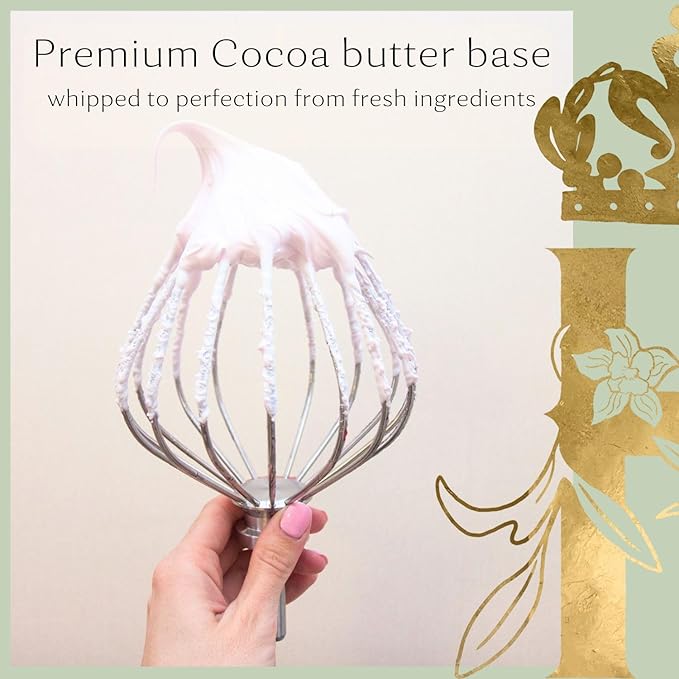Bump Butter: 100% Natural Whipped Cocoa Butter Formula for Growing Baby Bumps - Soothing & Nourishing with Neroli & Frankincense - 3.4 Fl Oz/100 ML