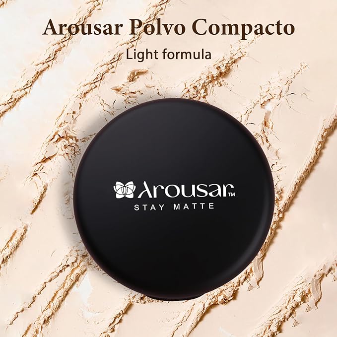 Pressed Face Powder, Flawless and Oil Control Pressed Setting Powder, Long Lasting Matte Finish 2# BEIGE 02