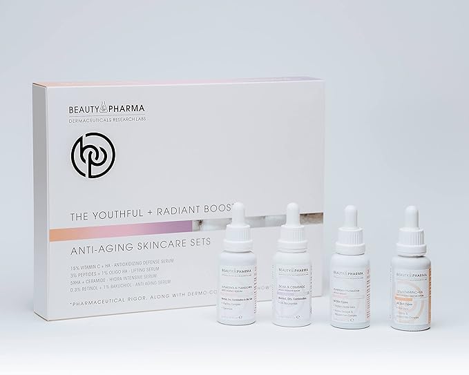 Skin Care Sets & Kits - Youthful and Radiant Anti-Aging Skin Care Sets for Women - 4-in-1 All Inclusive Skin Care Set with Easy to Use Directions