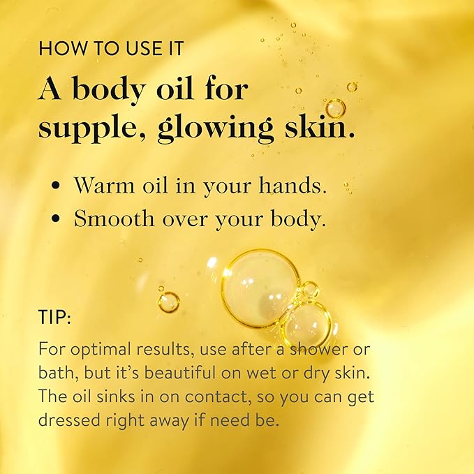 goop Beauty Body Oil | Moisturizer for Dry Skin | Kakadu Plum & Sea Buckthorn Oils | Instant Hydration to Firm & Smooth | 4 fl oz