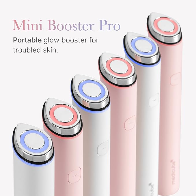 medicube Mini Booster Pro White | Affordable At-Home Facial Skin Care Tool for Beginners - Portable Glow Booster for Glass Skin, Boosting Skin Care Absorption, Skin care for teens, Korean Skin Care