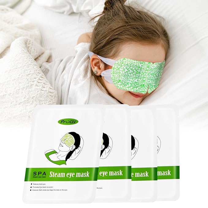 Warm Eye Mask for Tired Eyes 4 Pcs