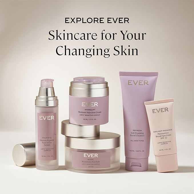 EVER Beauty Water - Cleansing Micellar Water, Eye Makeup Remover, Rose Water Cleanser, Sensitive Skin Water Makeup Remover