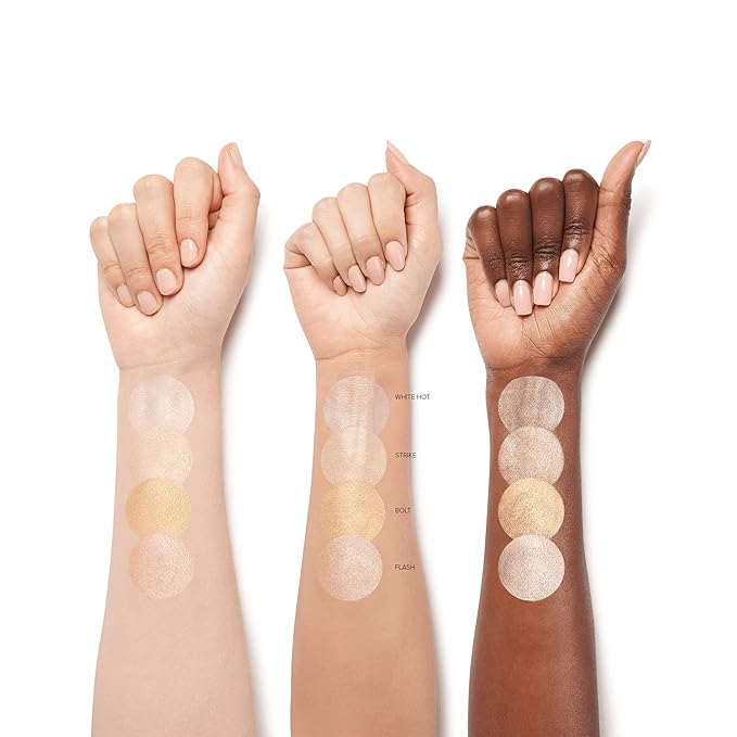 Carter Beauty Mini Highlighter Palette | Long Lasting Makeup | Shimmer & Matte Shades (Blaze)