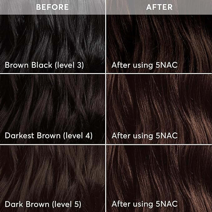 Madison Reed Radiant Hair Color Kit | 5NAC Dark Chocolate Brown (Milano Brown) for 100% Gray Hair Coverage | Salon Quality Permanent Hair Dye | PPD-Free & Ammonia-Free | (Packaging May Vary) 1 Pack