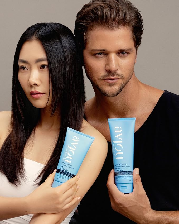 Avjou Researche™ Vitamin Mask – Supports the Look of Thicker, Fuller Hair – Vegan, Color & Keratin Safe, Hydrates & Strengthens with Redensyl™ – Designed for All Hair Types, 6 oz