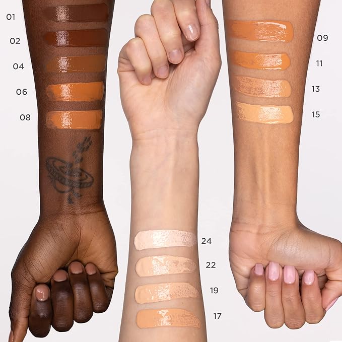 Pacifica Beauty Kind Tint Tinted Serum, Skincare, Vegan Collagen, Hyaluronic Acid, Vitamin C, Niacinamide, Caffeine, Hydrating, Lightweight Foundation, Natural Dewy Skin, Shade 11, 1 fl oz (1 Count)